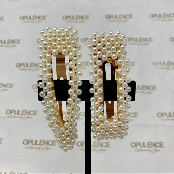 Pearl Hair Pins [4pc] - Picture 4 of 7